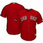 Red Sox Blank Scarlet 2018 World Series Champions Team Logo Jersey Dzhi,baseball caps,new era cap wholesale,wholesale hats